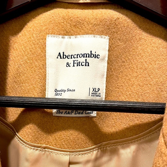Abercrombie & Fitch Wool-Blend Dad Coat - Picture 3 of 12
